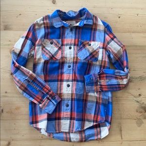 Boys J. Crew Crewcuts flannel shirt size 12